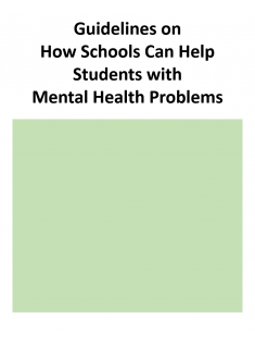 Logo of Guidelines on How Schools can Help Students with Mental Health Problems